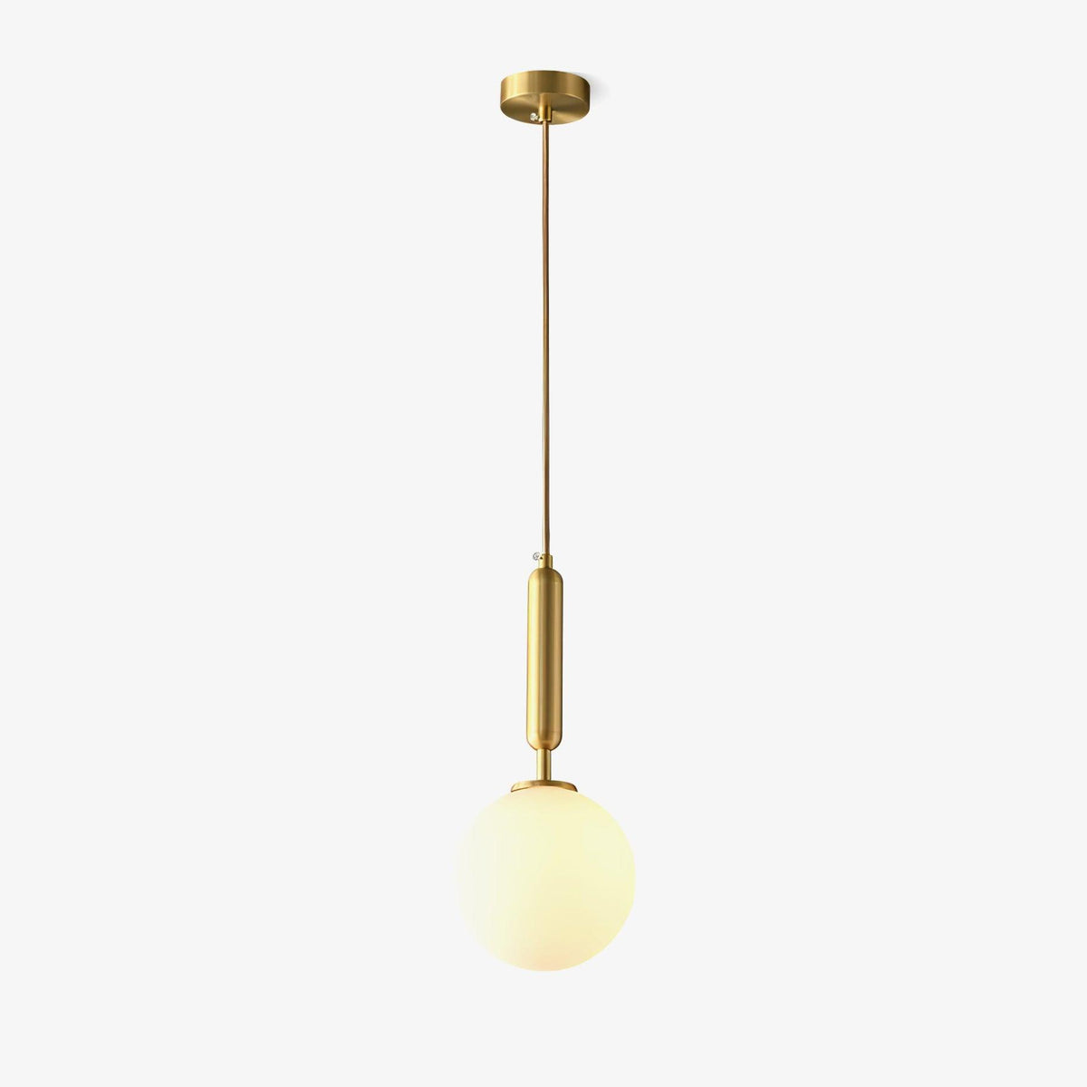 Orbita Minimalist Brass Pendant Light