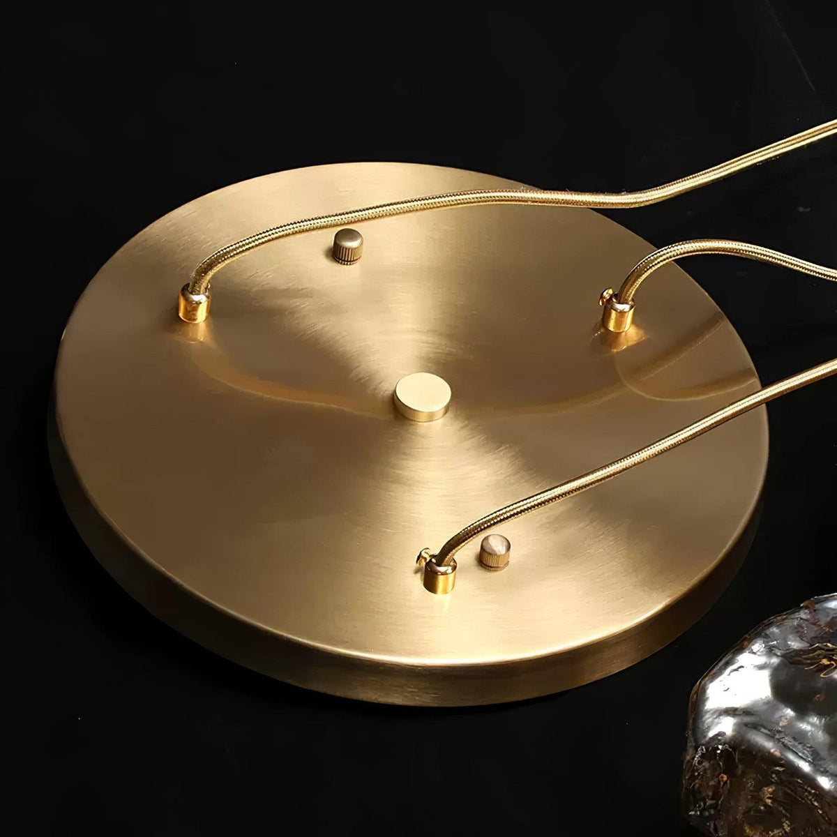 Jabeval Glass Pendant Light Brass