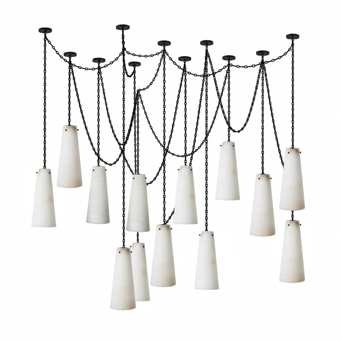 Teriisira Industrial Cascade Chain Chandelier