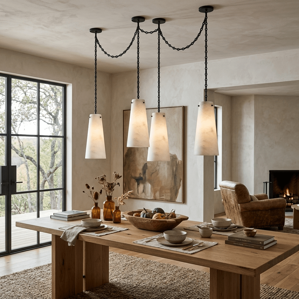 Teriisira Industrial Cascade Chain Chandelier