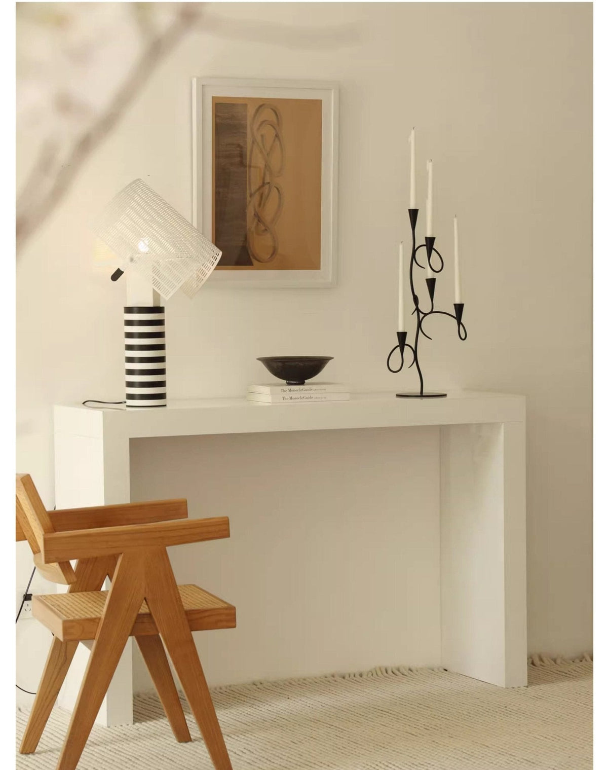 Orinoian Iron Vine Multi-Arm Candle Holder