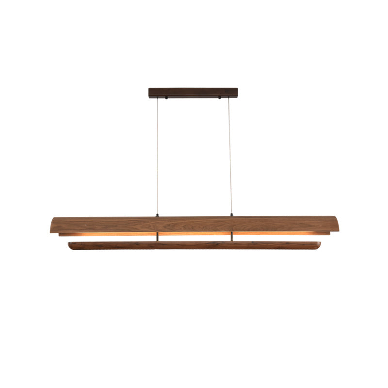 Rinireon wood Linear Chandelier
