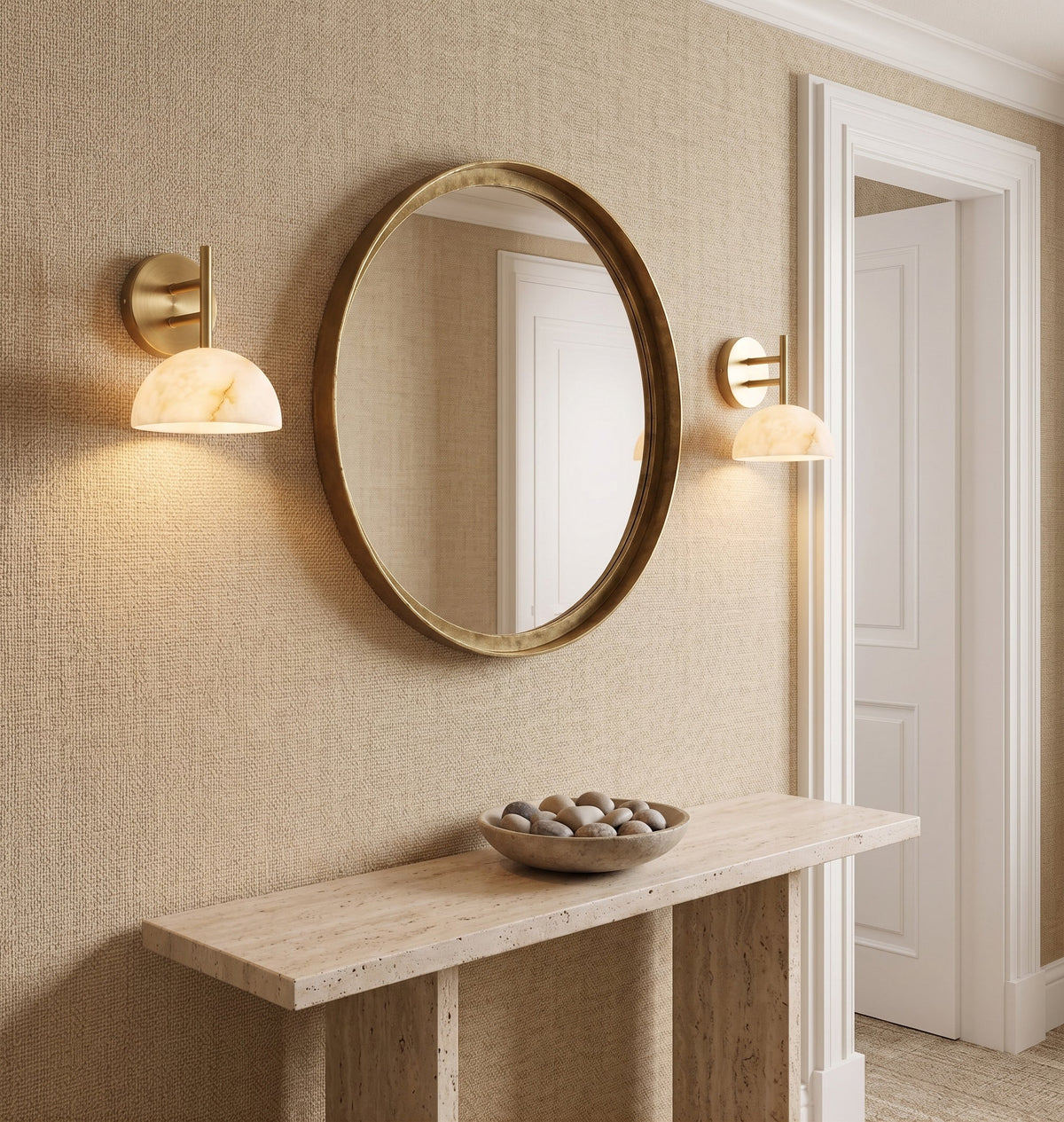 Kona Alabaster Wall Sconce