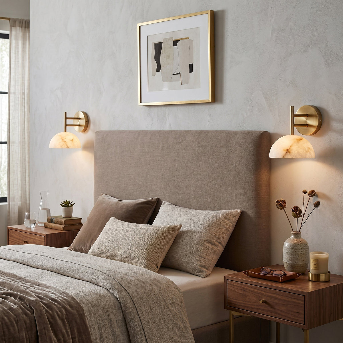 Kona Alabaster Wall Sconce