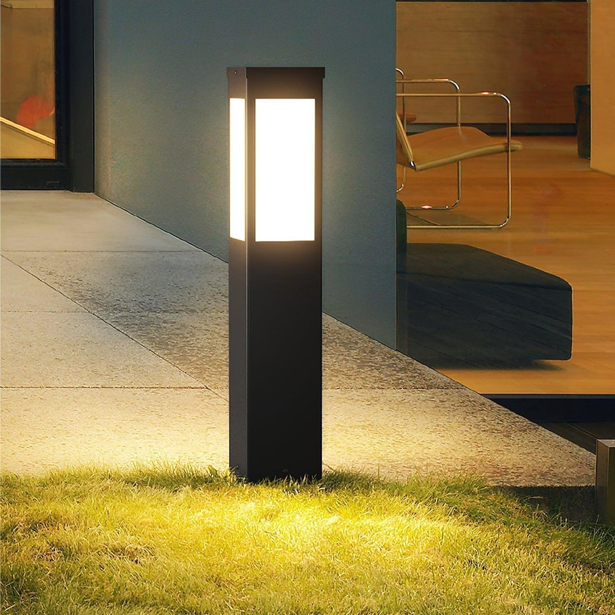 Saponed Bollard Solar Outdoor Light