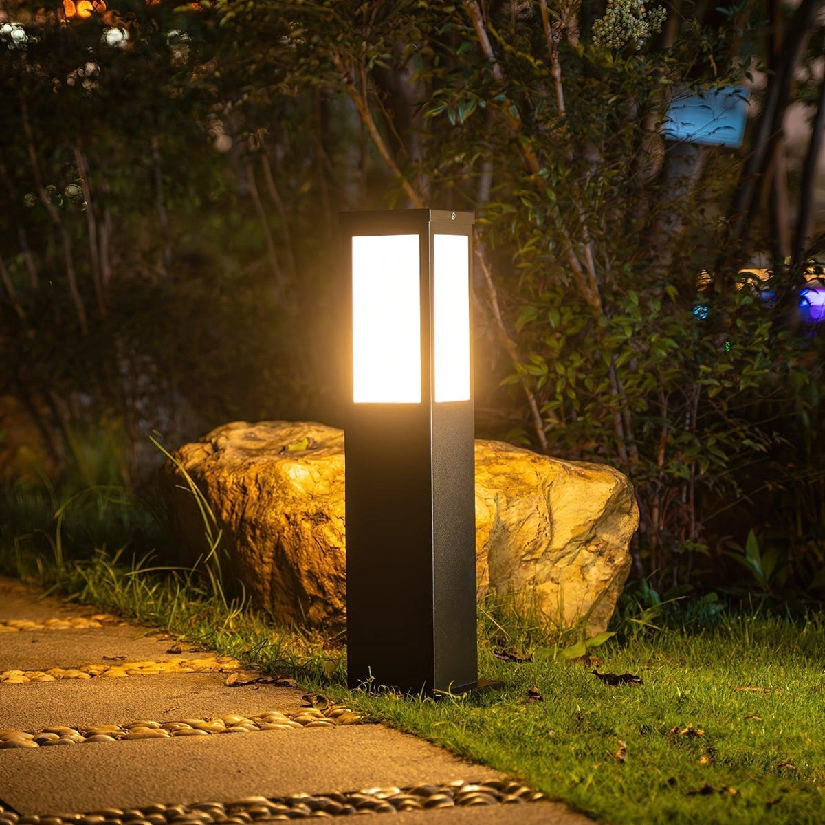 Saponed Bollard Solar Outdoor Light