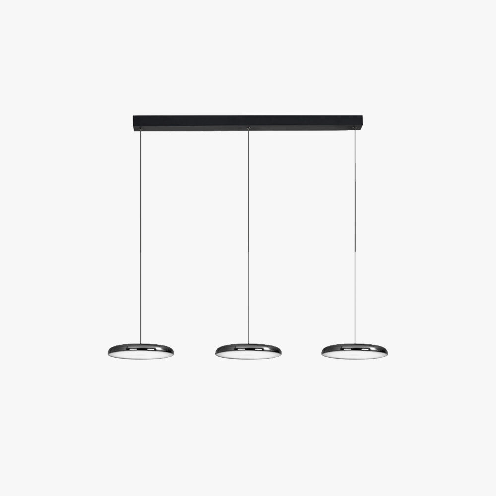Sidarat Modern Minimalist Pendant Light Red Black Silver Metal Bedroom