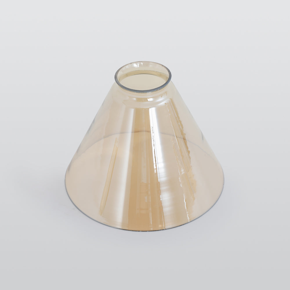 Teni Industrial Glass Pendant Light Clear/Amber/Smoke Grey-Relic Pieces