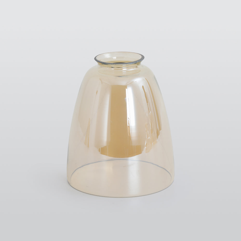 Teni Industrial Glass Pendant Light Clear/Amber/Smoke Grey-Relic Pieces