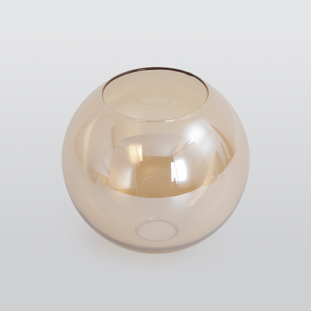 Teni Industrial Glass Pendant Light Clear/Amber/Smoke Grey-Relic Pieces