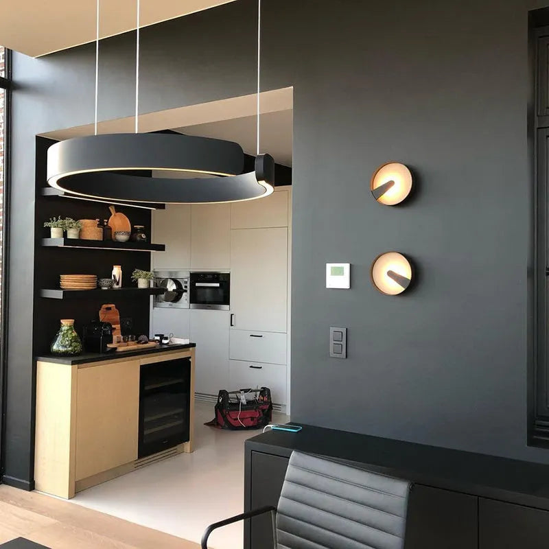 Soriel Pendant Light Luxury Minimalist LED Ring-Relic Pieces