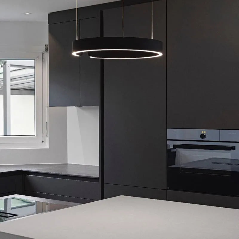 Soriel Pendant Light Luxury Minimalist LED Ring-Relic Pieces