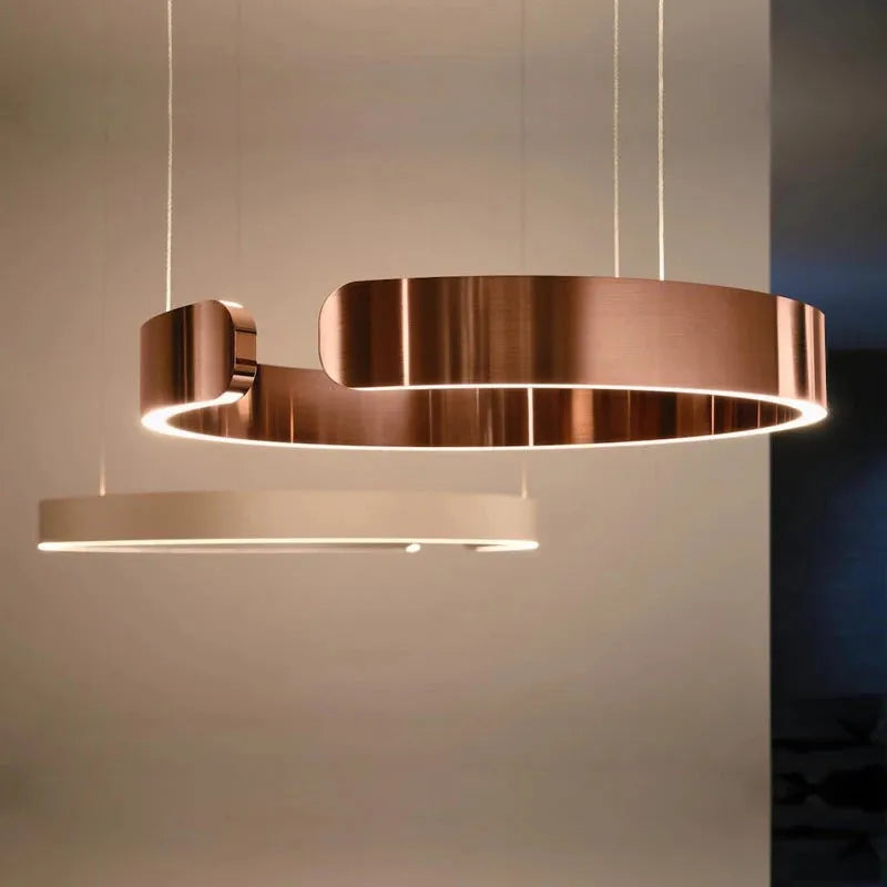 Soriel Pendant Light Luxury Minimalist LED Ring-Relic Pieces