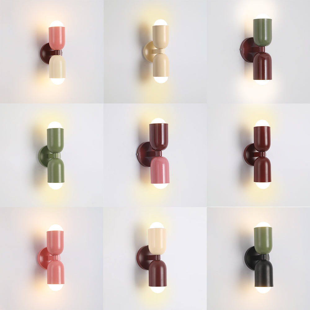 Surix Double-Headed Colorful Wall Lamp-Relic Pieces