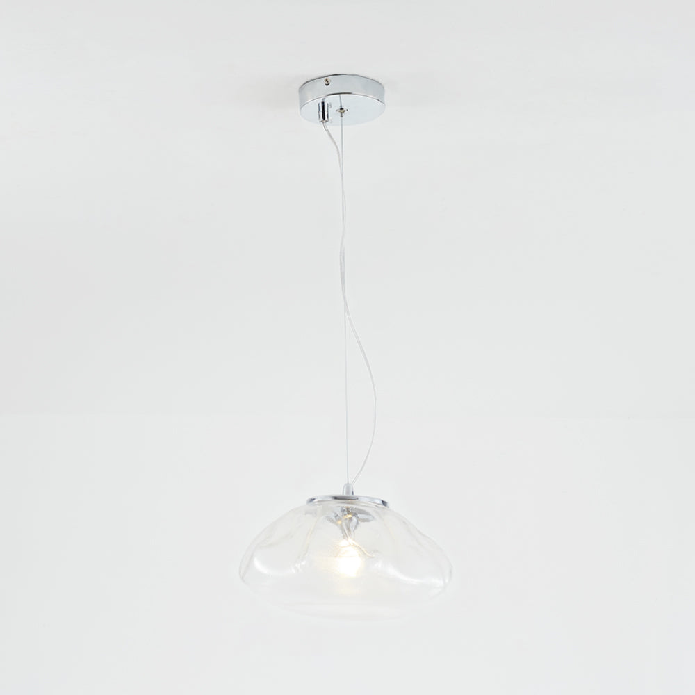 Colopuk Minimalist Spherical Glass Pendant Light, 3 Colour