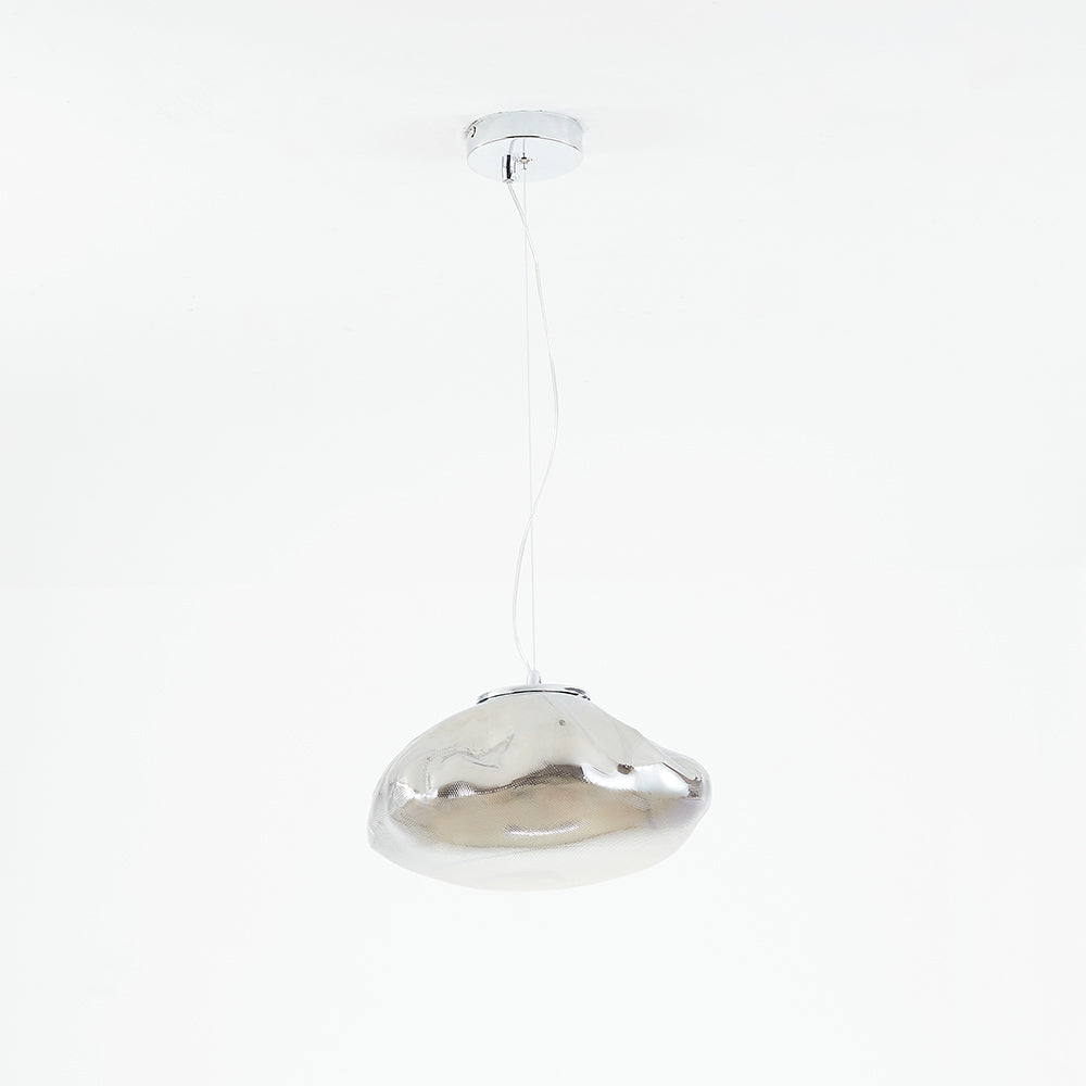 Colopuk Minimalist Spherical Glass Pendant Light, 3 Colour