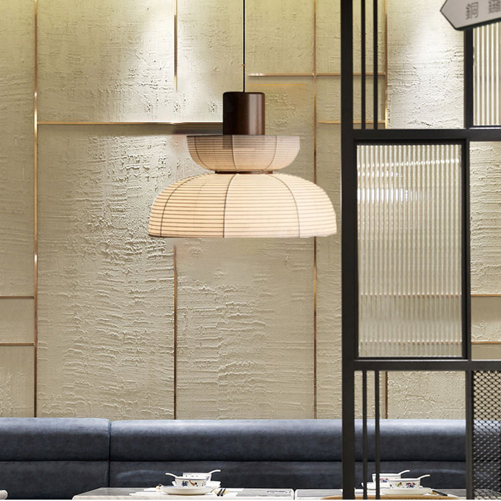 Janipam Retro Fabric & Metal Pendant Light, 2 Style