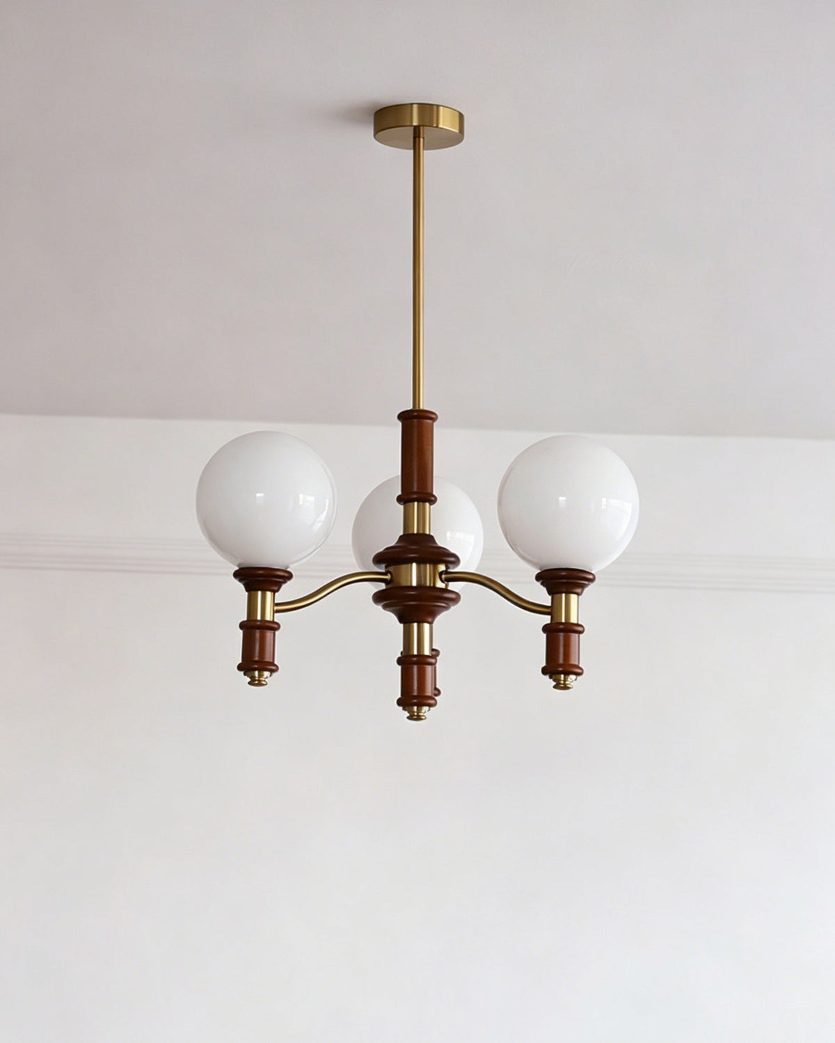 Laurelhurst Walnut Globe Chandelier