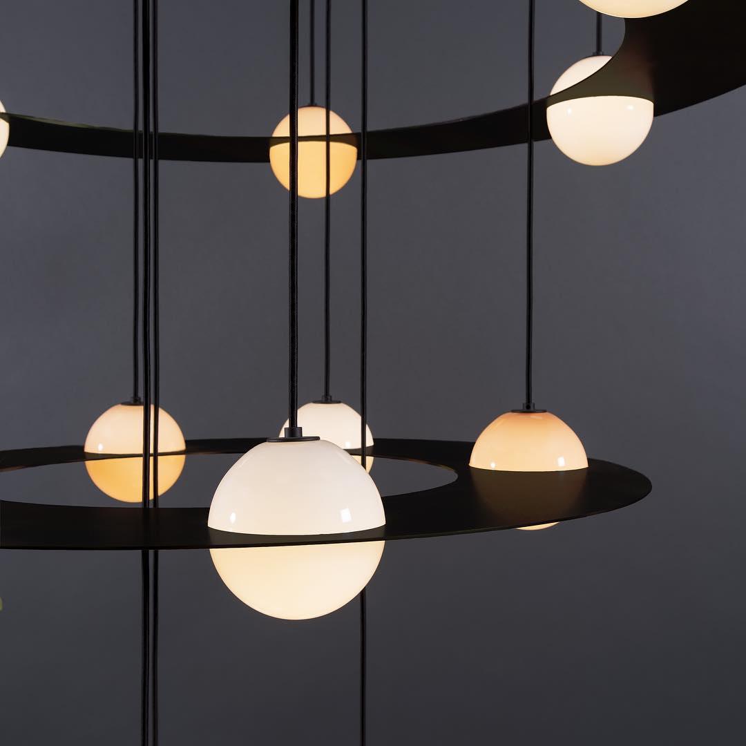 Jedokun Black Glass Pendant Lamp
