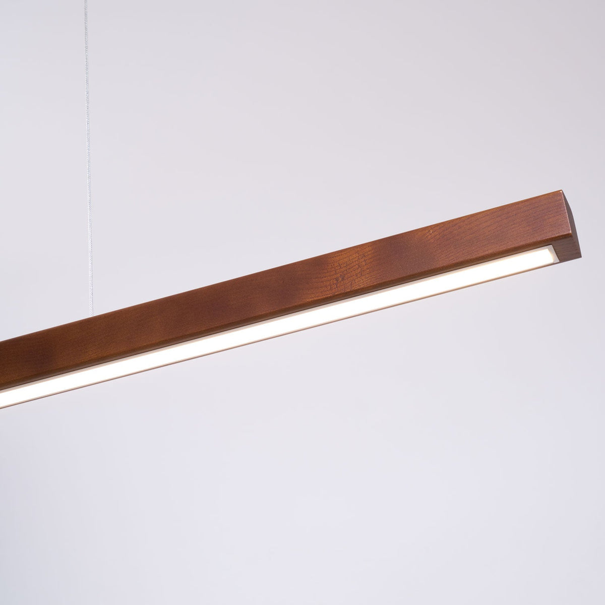 Aro Linear Wooden Pendant Light