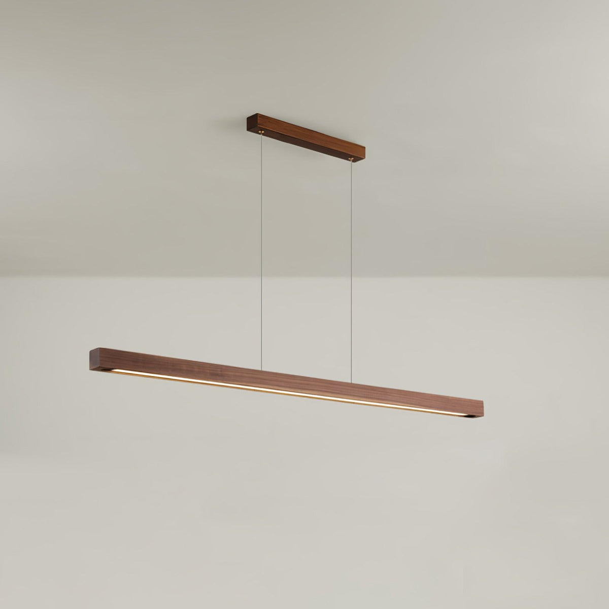 Aro Linear Wooden Pendant Light