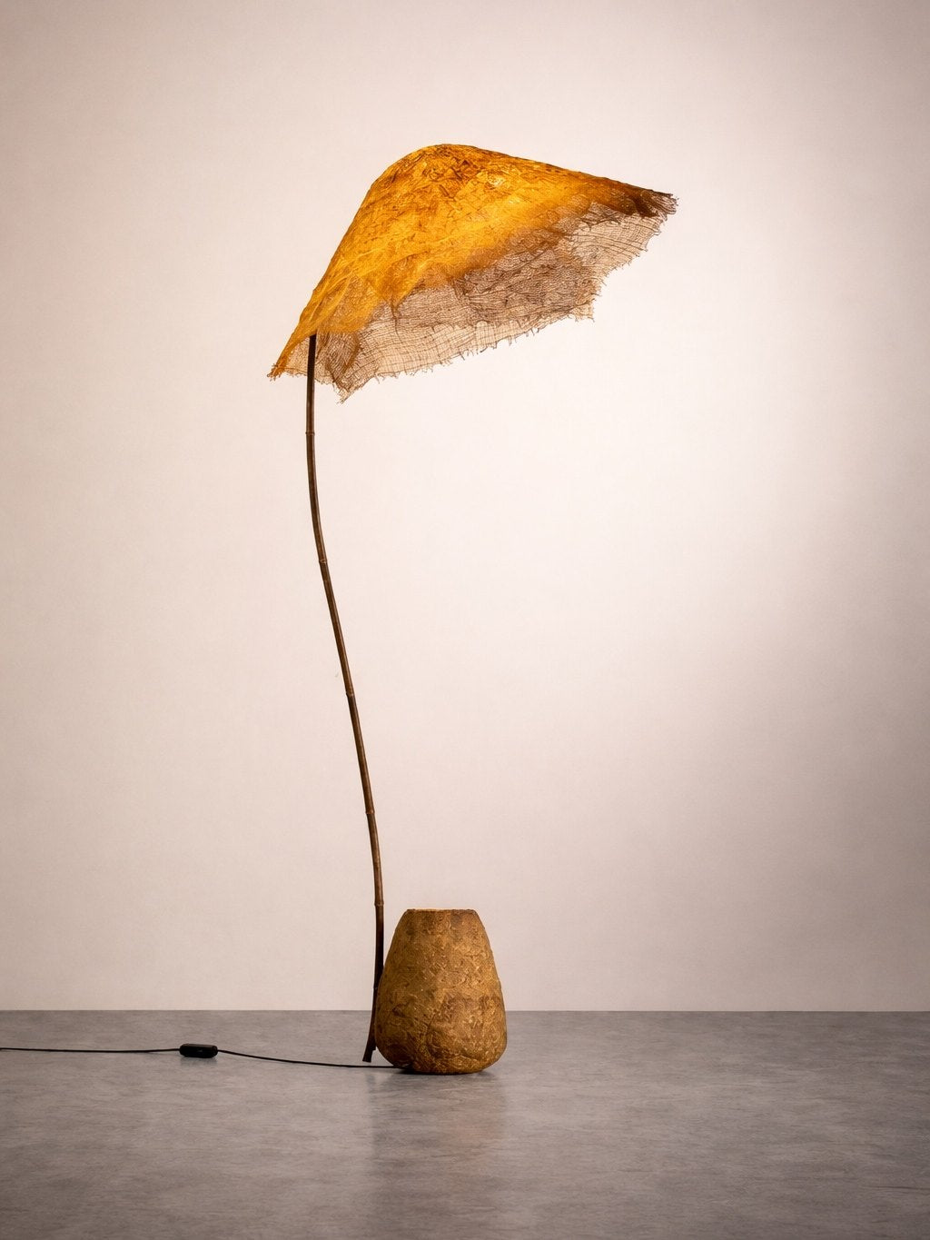 Verdelia Linen Canopy Floor Lamp