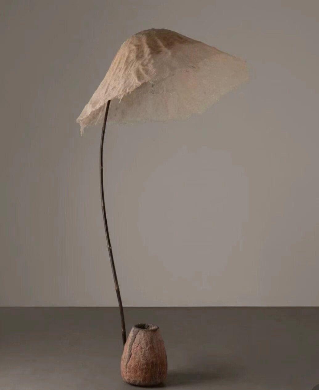 Verdelia Linen Canopy Floor Lamp