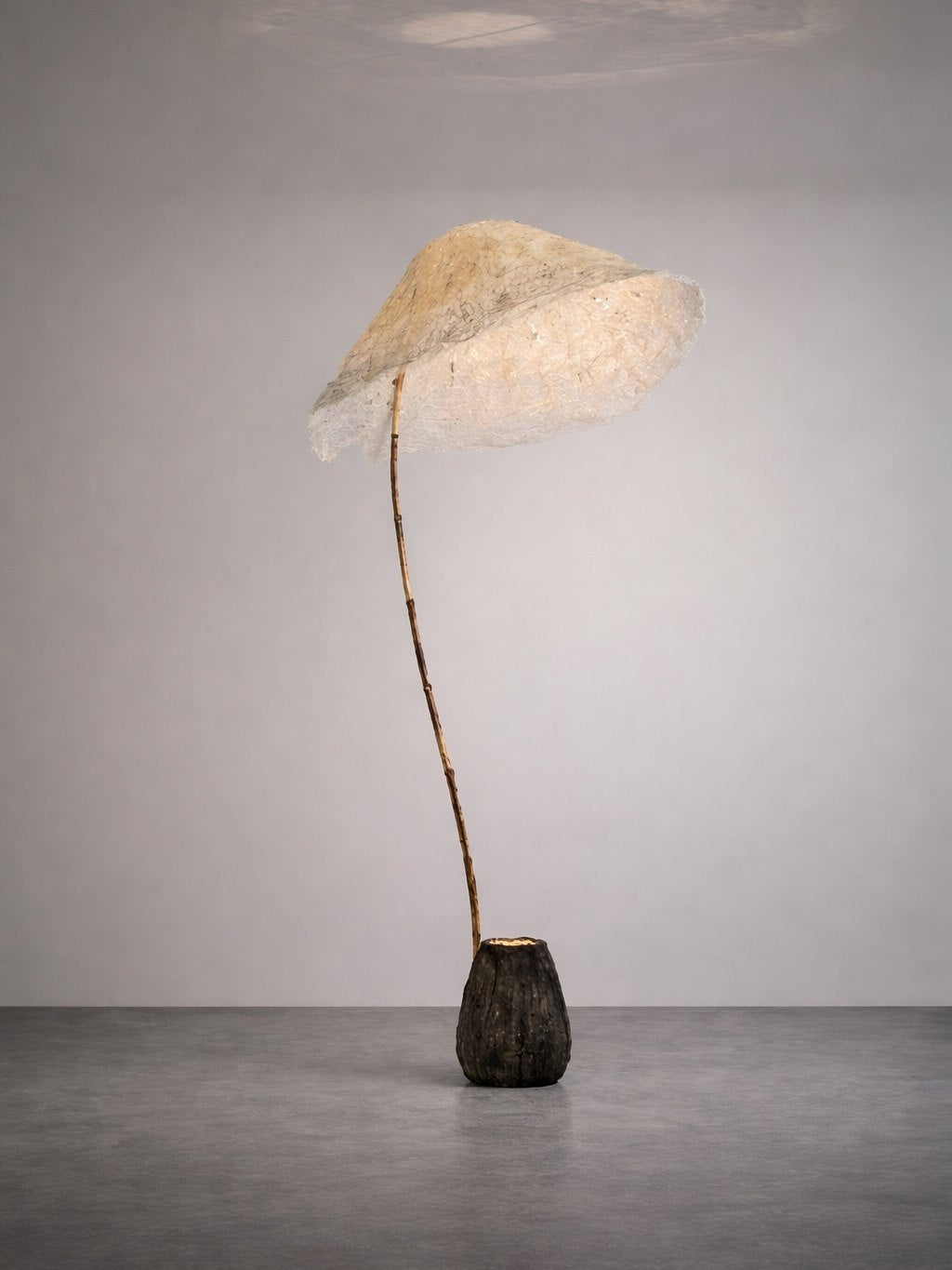 Verdelia Linen Canopy Floor Lamp