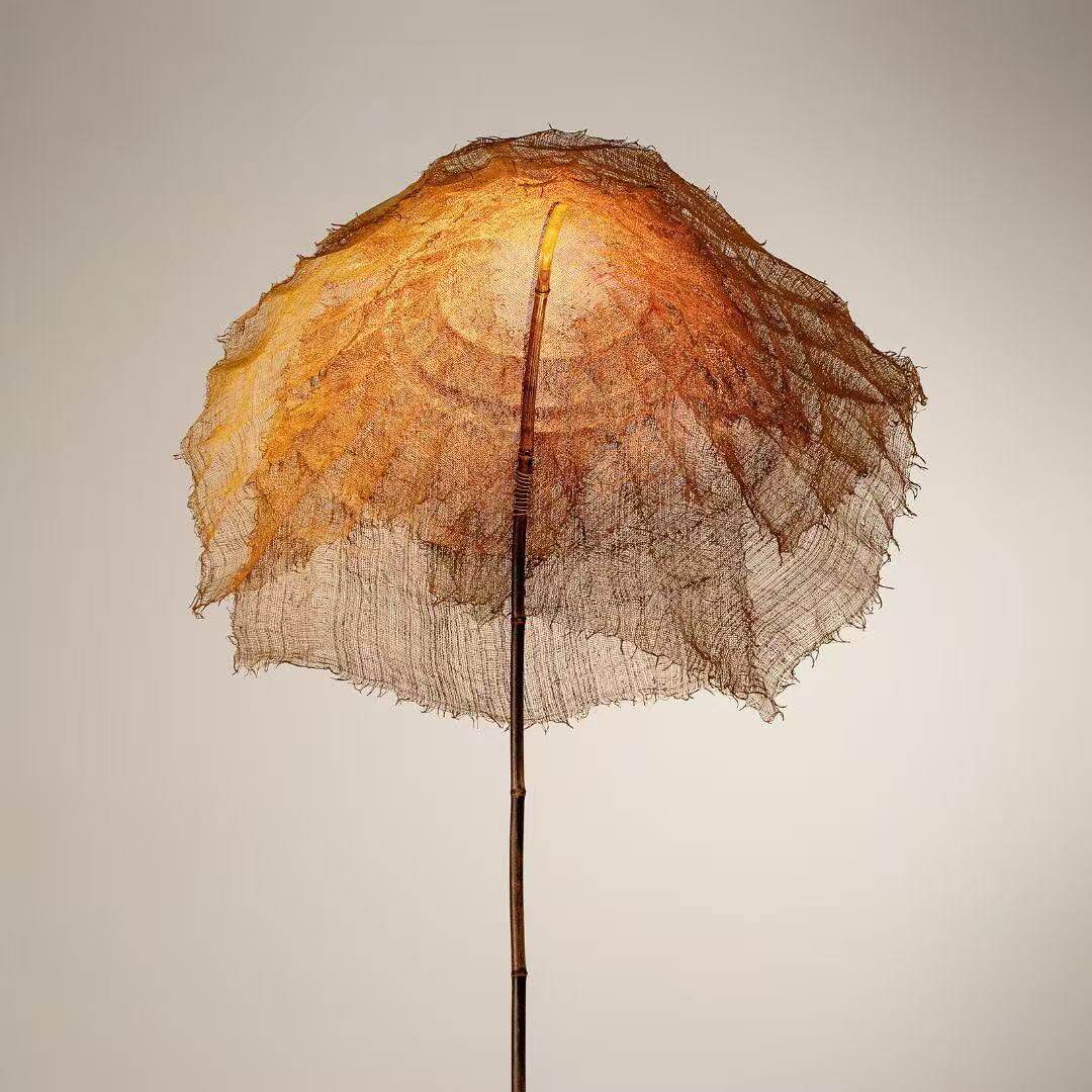Verdelia Linen Canopy Floor Lamp
