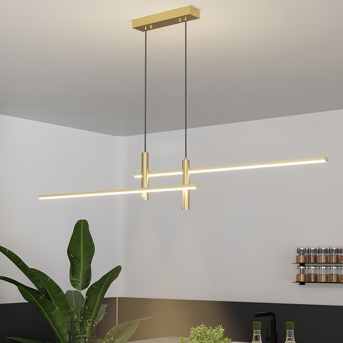 Bemunuk Pendant Light Modern Linear Dining Room