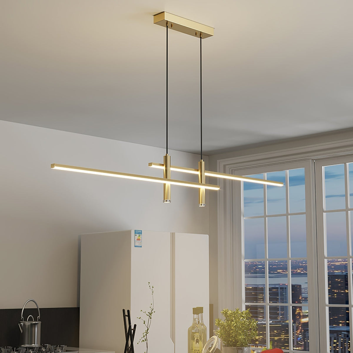 Bemunuk Pendant Light Modern Linear Dining Room