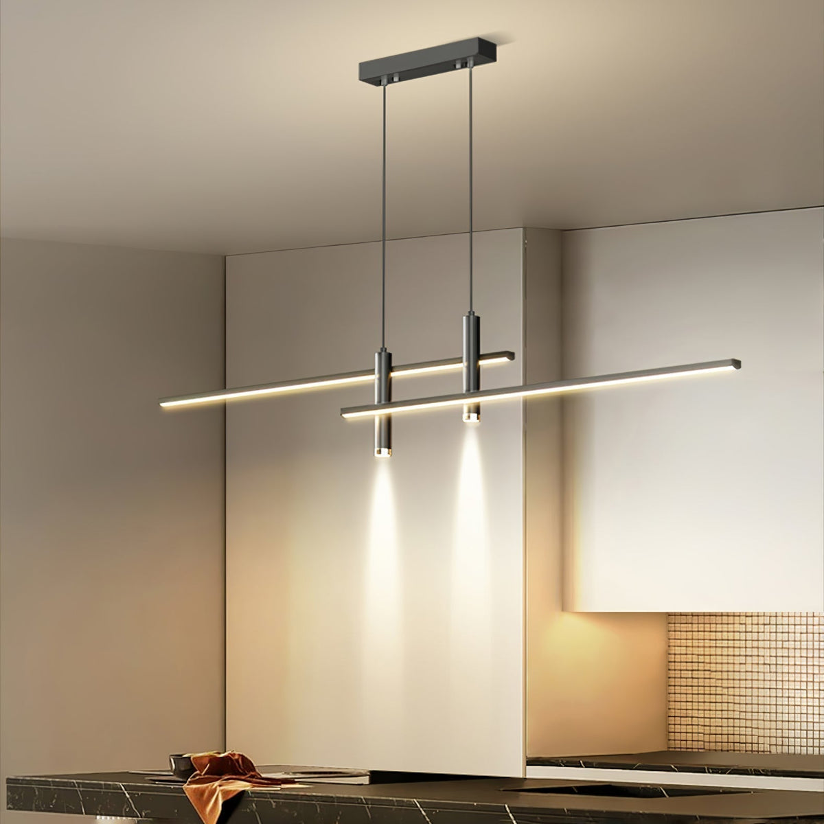 Bemunuk Pendant Light Modern Linear Dining Room