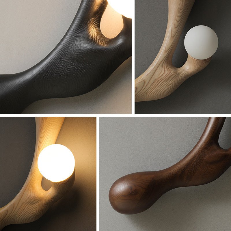 Auralith Drift Wood Wall Lamp