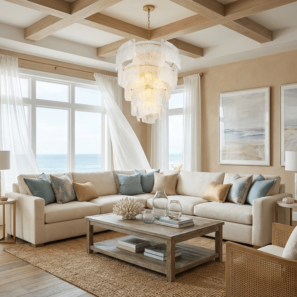 Isolde Lumen Glass Chandelier