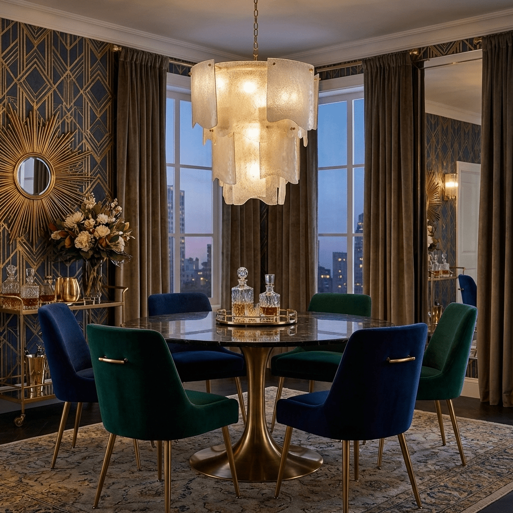 Isolde Lumen Glass Chandelier