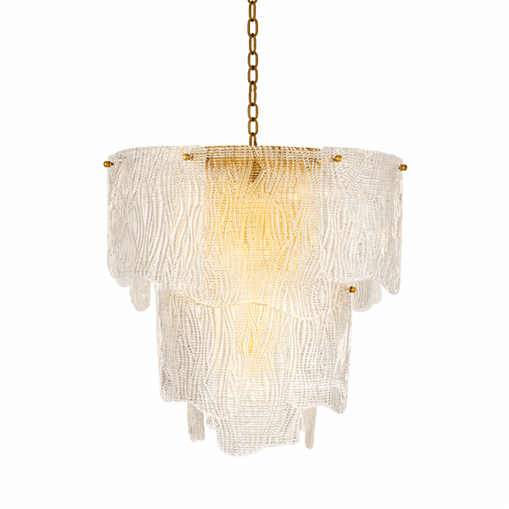 Isolde Lumen Glass Chandelier