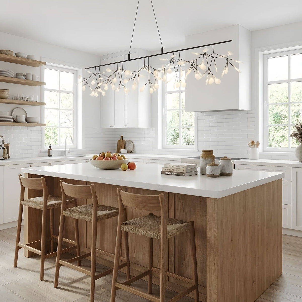 Seloraine Long Style Firefly LED Chandelier
