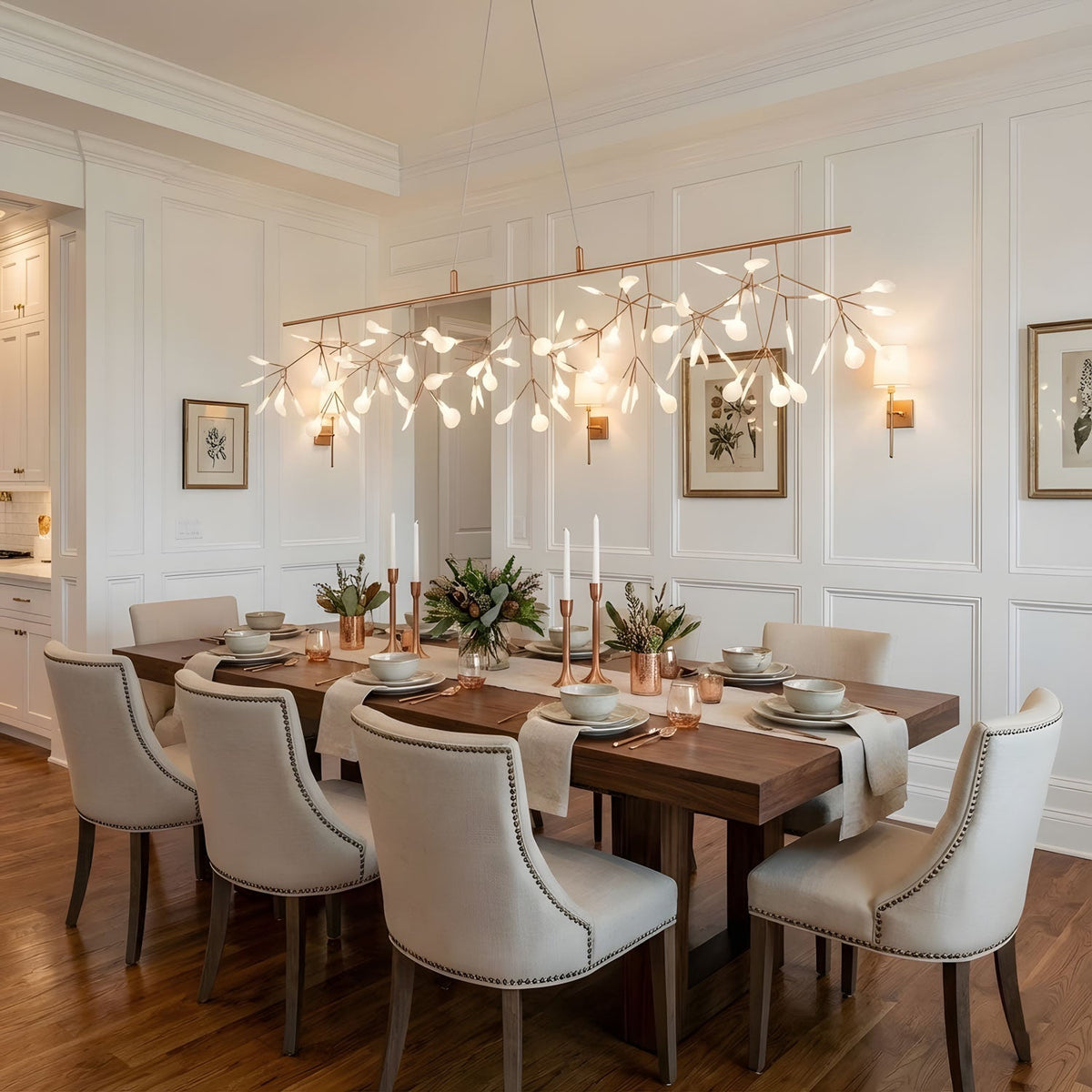Seloraine Long Style Firefly LED Chandelier