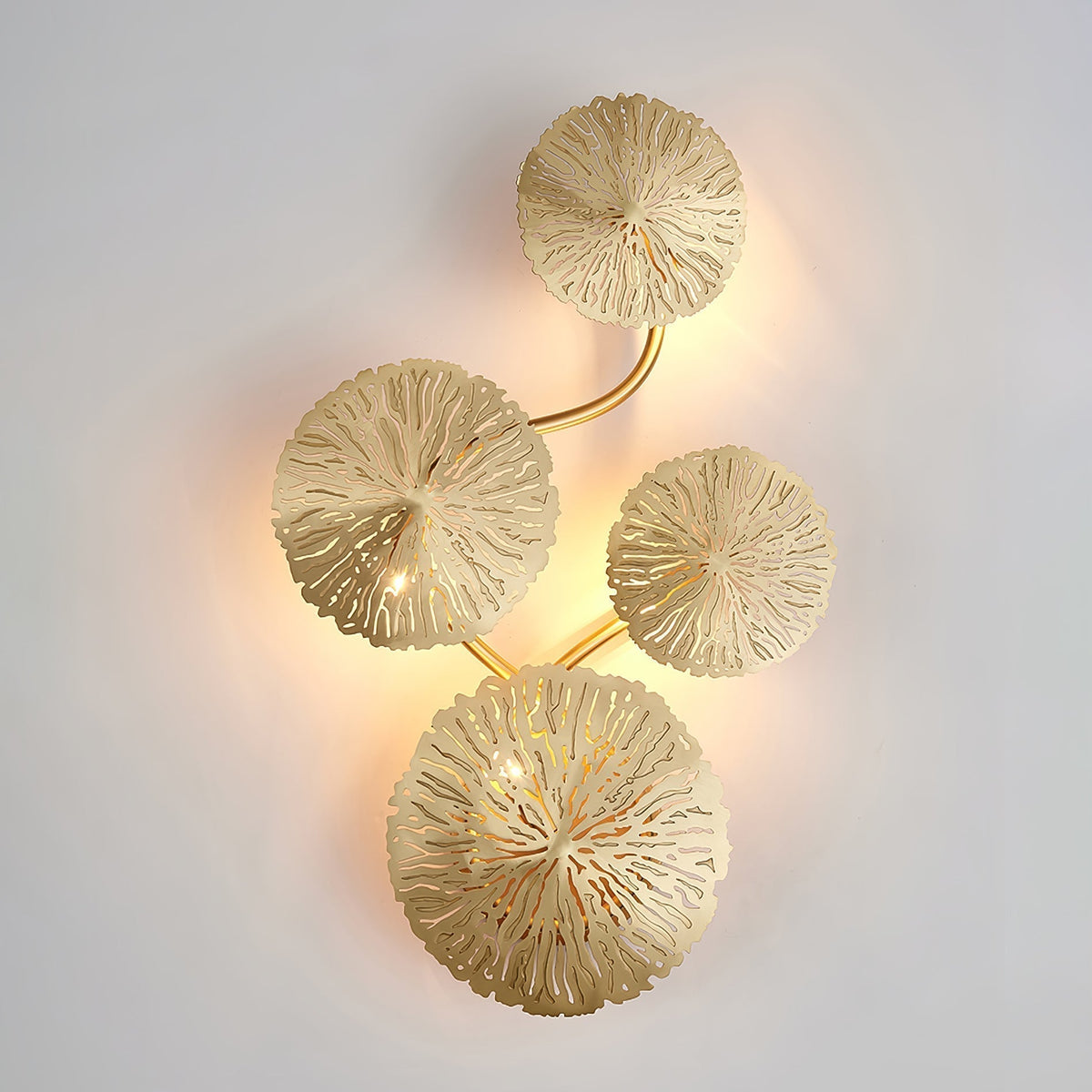 Nesipet Lotus Leaf Wall Sconce