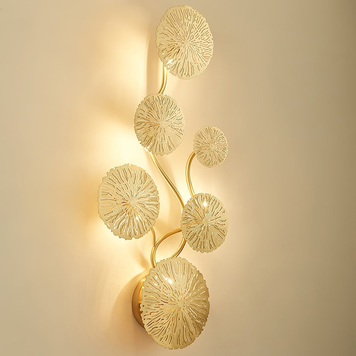 Nesipet Lotus Leaf Wall Sconce