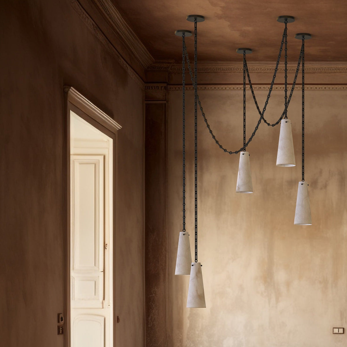 Nivivissa Alabaster Chandelier