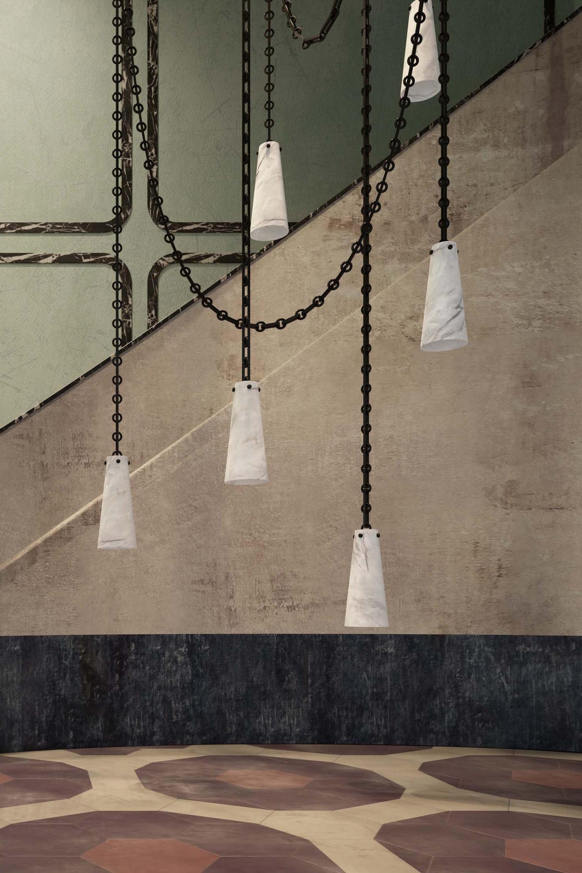 Nivivissa Alabaster Chandelier