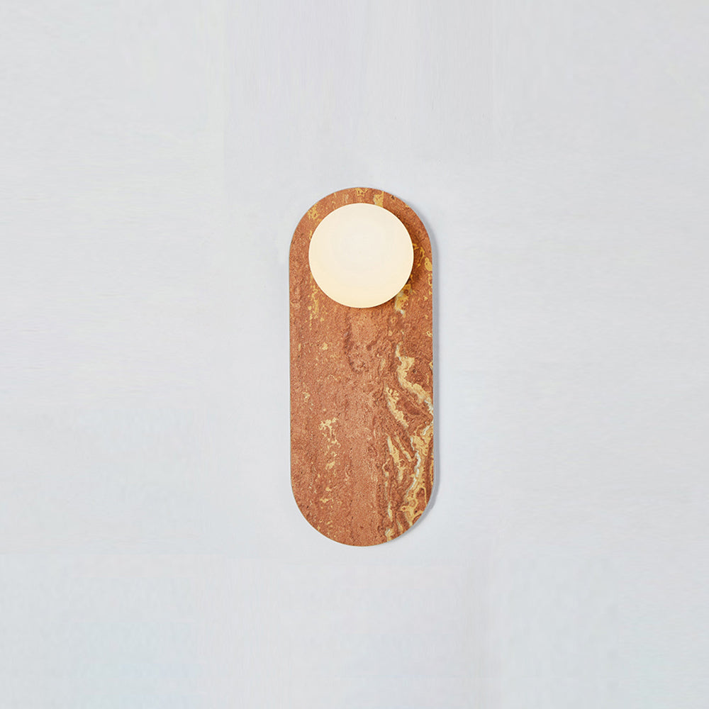 Katesis Oval Wall Lamp Marble