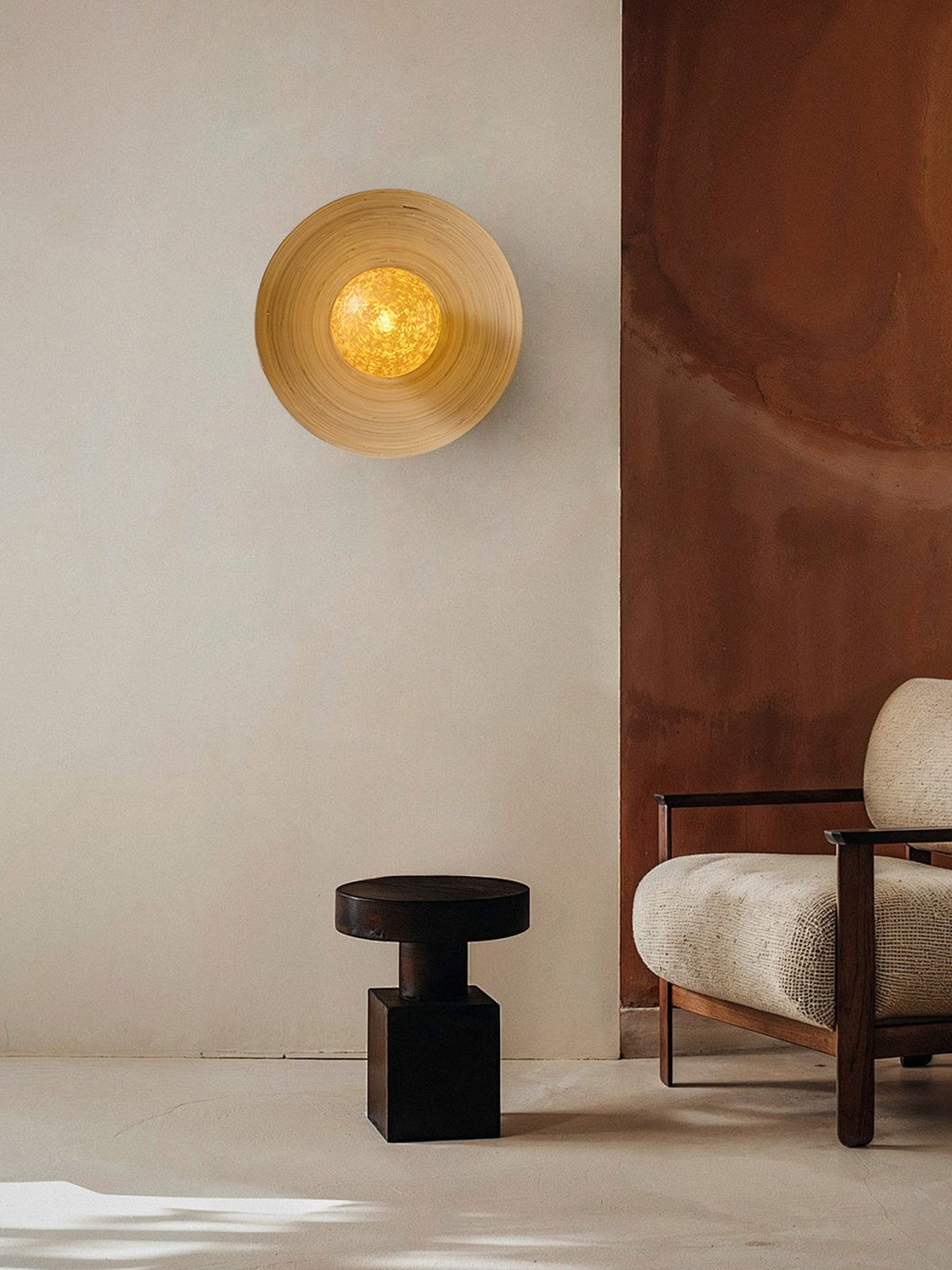 Solinise Bamboo Halo Wall Lamp