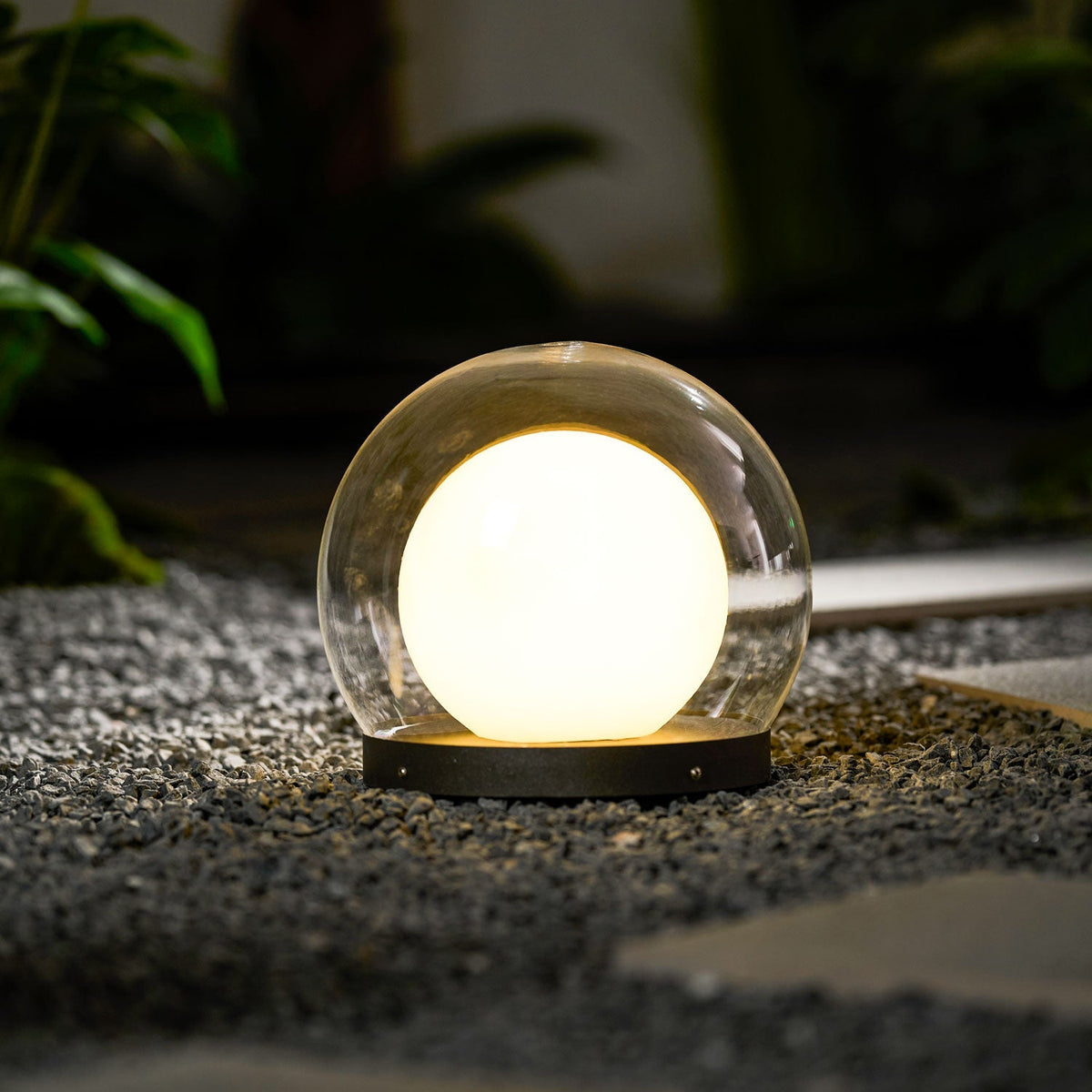 Calelise Dome Outdoor Table Lamp