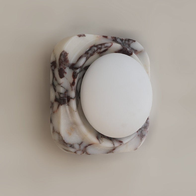 Elvena Lunar Marble Wall Light