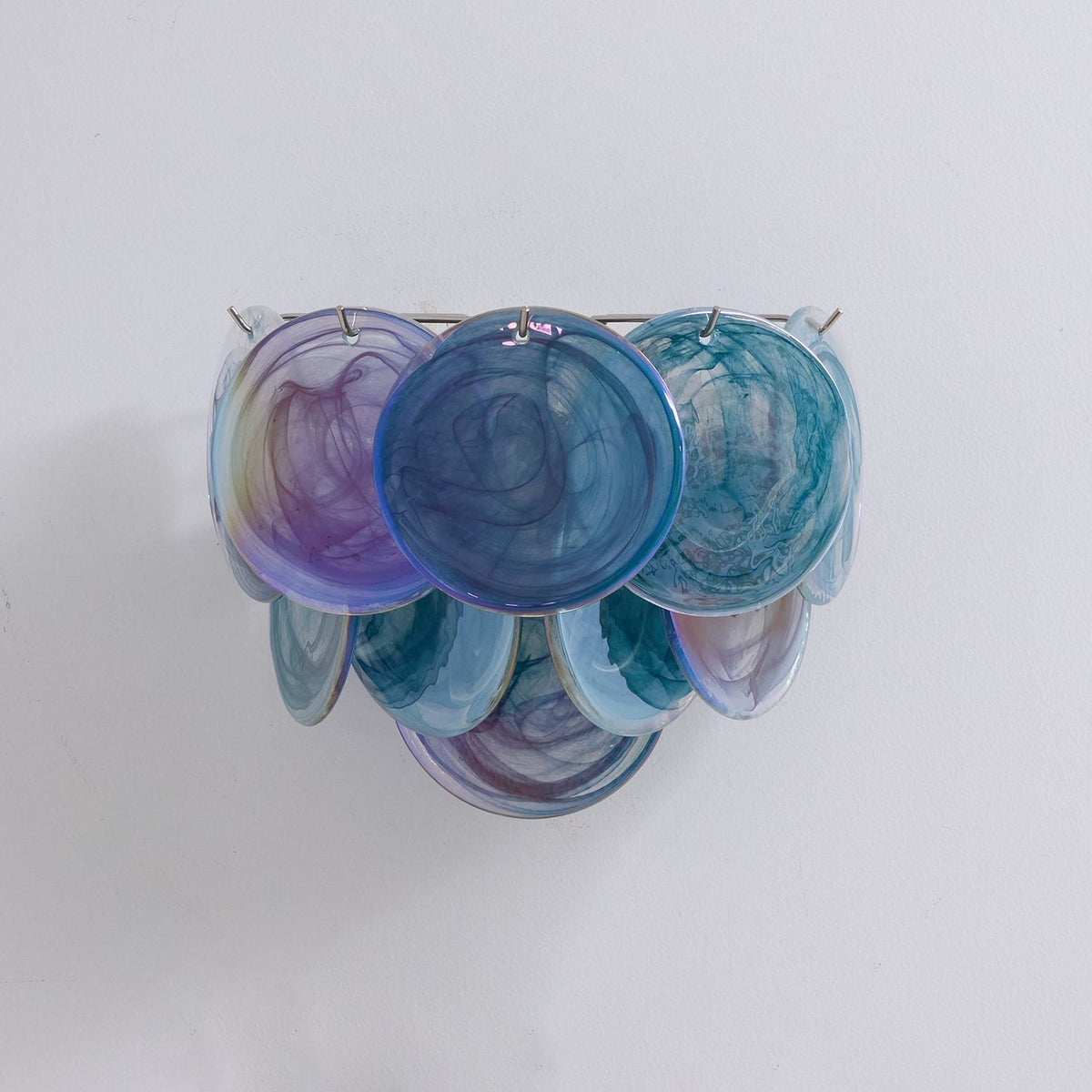 Velenina Wall Lamp Murano Glass Disc Artistic