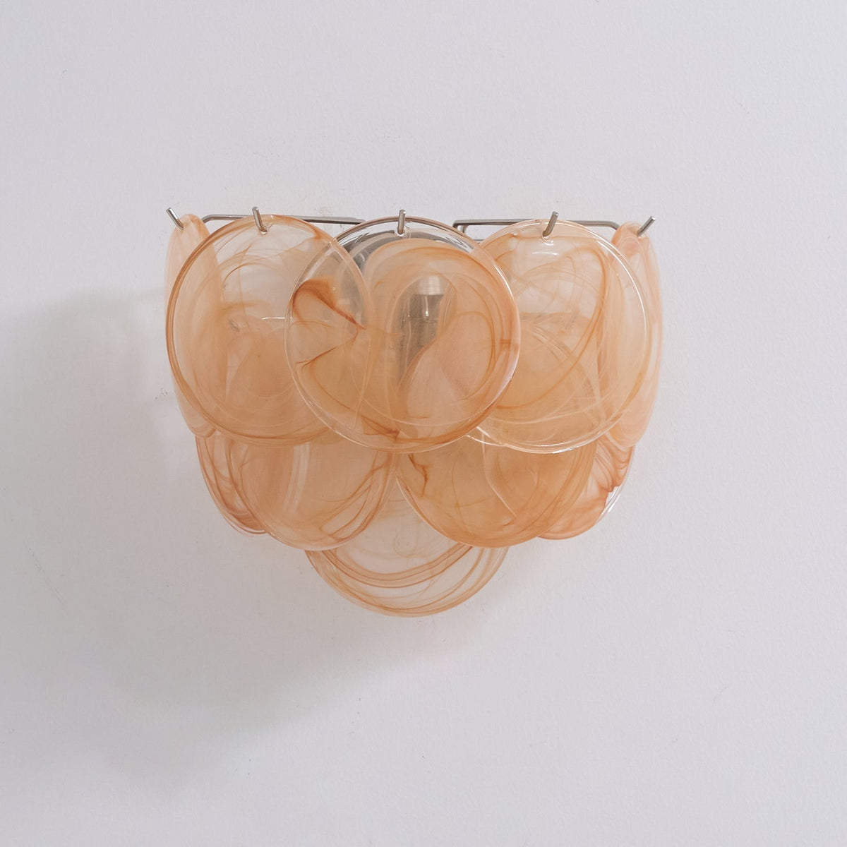 Velenina Wall Lamp Murano Glass Disc Artistic