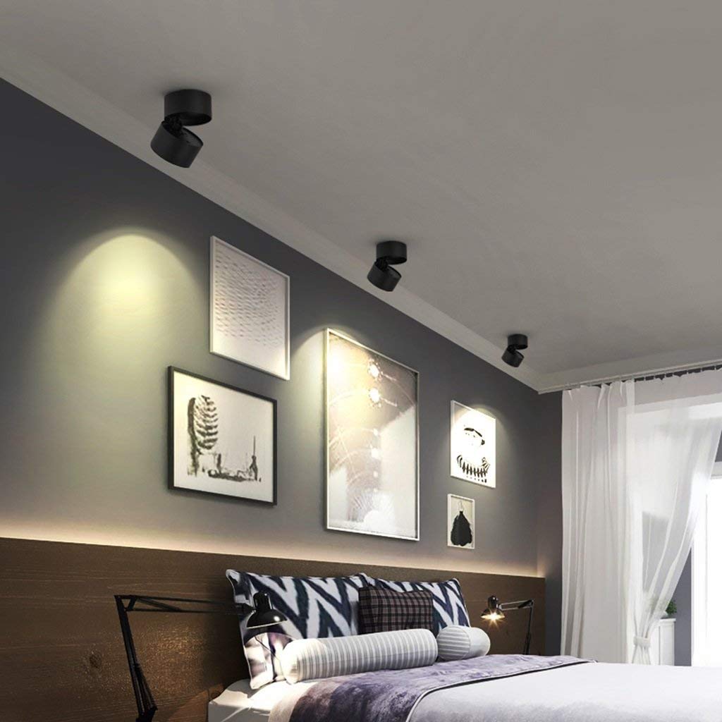 Tavenil Round Rotatable Ceiling Light Spotlight