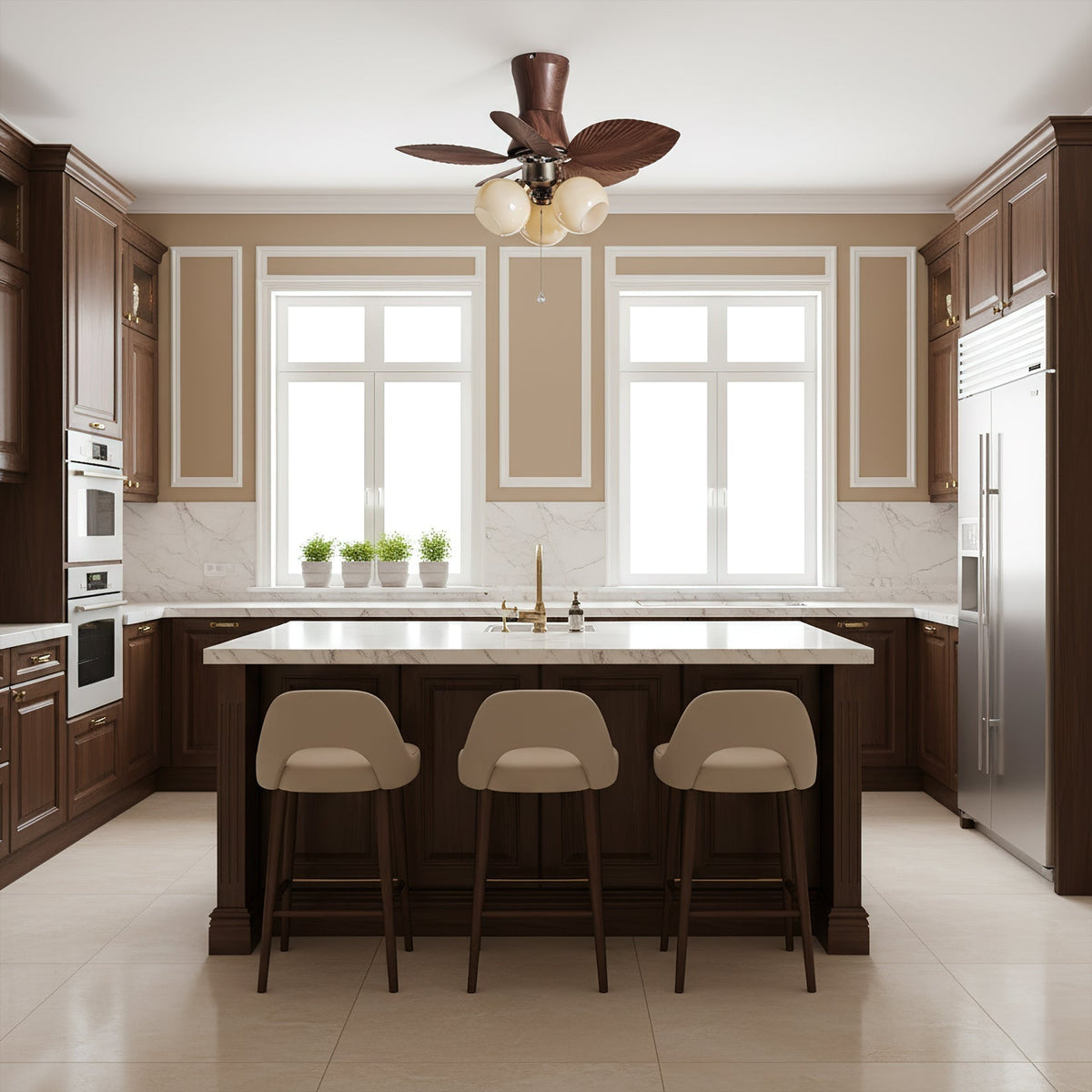 Malibu Ceiling Fan Light